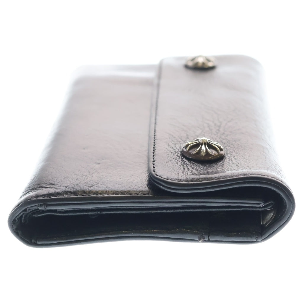 CHROME HEARTS(クロムハーツ) WAVE ウェーブ レザーウォレット 財布 ブラック