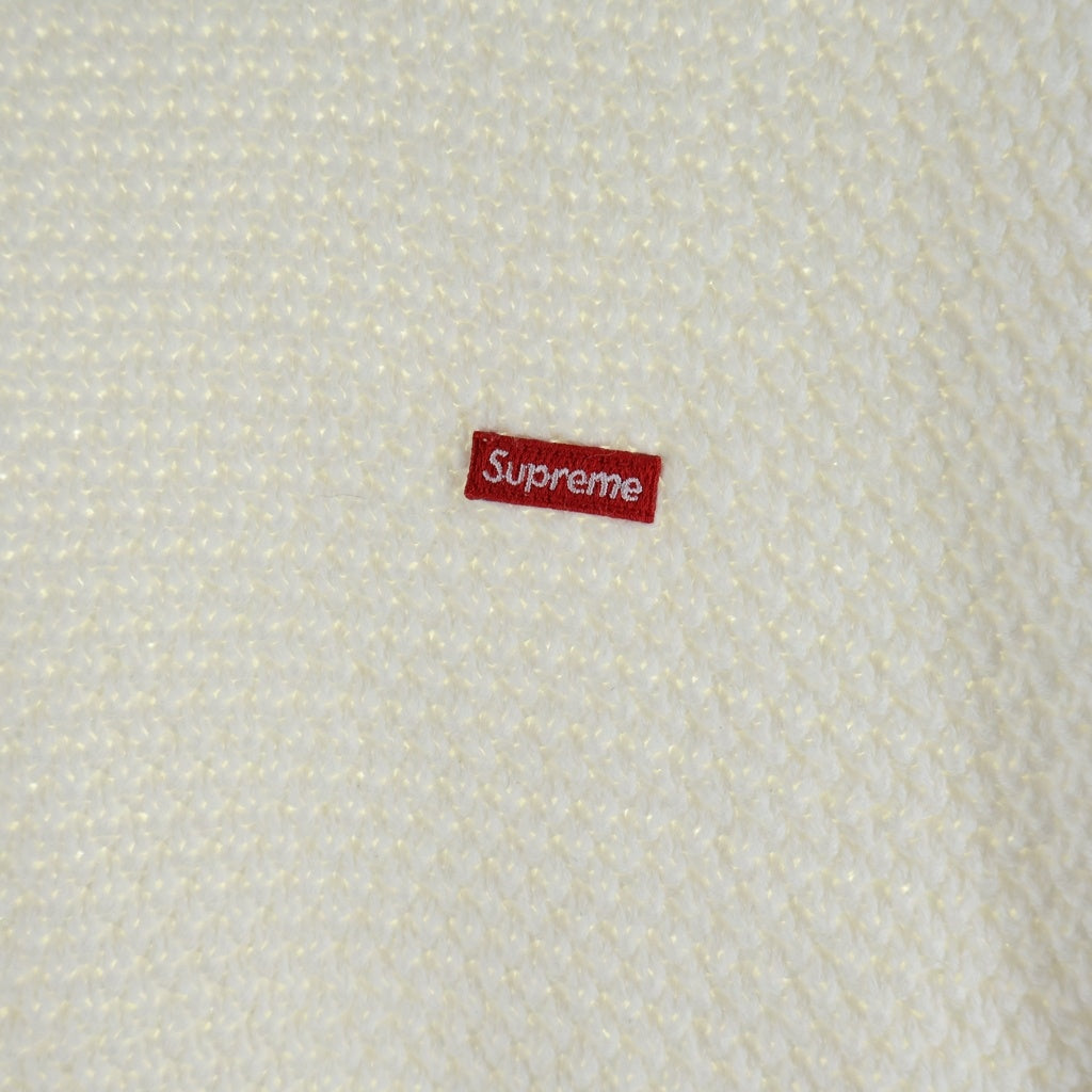 SUPREME(シュプリーム) 20AW Textured Small Box Sweater テクスチャー スモールボックスロゴ ニットスウェット セーター ホワイト