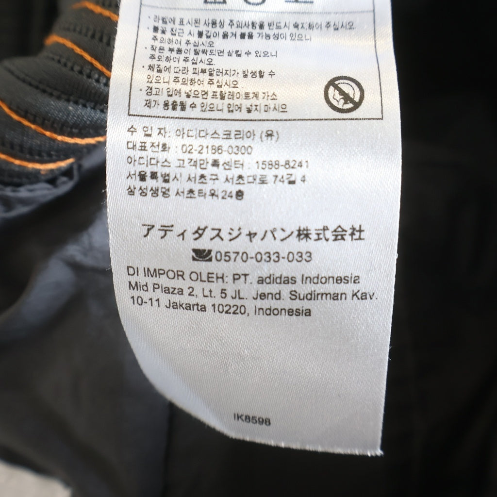 adidas(アディダス) ×SONG FOR THE MUTE SFTM PANT ソングフォーミュート サイドライン 裾ジッパー トラックパンツ グレー/オレンジ IK8598
