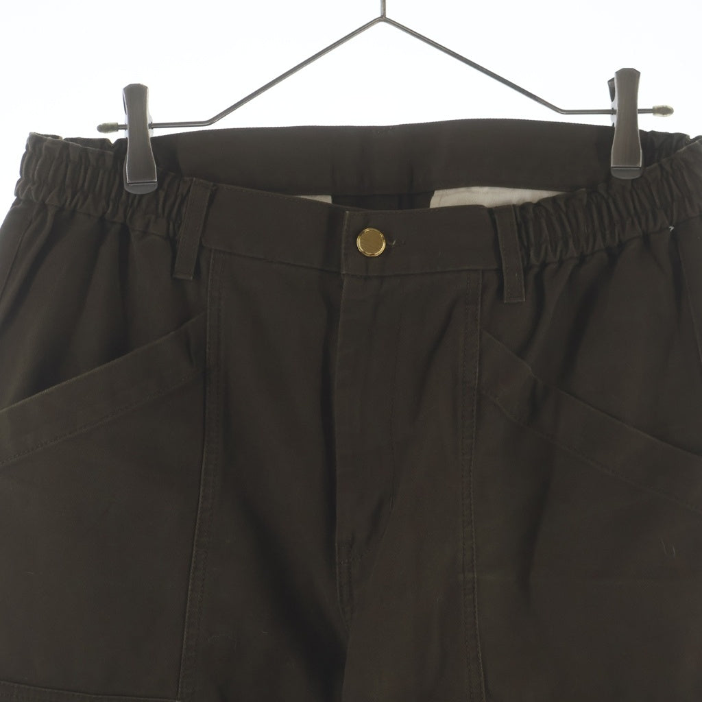 GUCCI(グッチ) インターロッキングG シェリーライン コットンカーゴパンツ オリーブ 623986 XDBA7