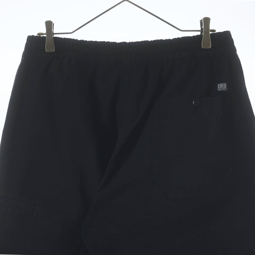 C.P. Company(シーピーカンパニー) MICROREPS BOXY CARGO LENS PANTS 製品染 マイクロレップス ボクシーカーゴレンズパンツ ブラック 18CMPA094A 006475G