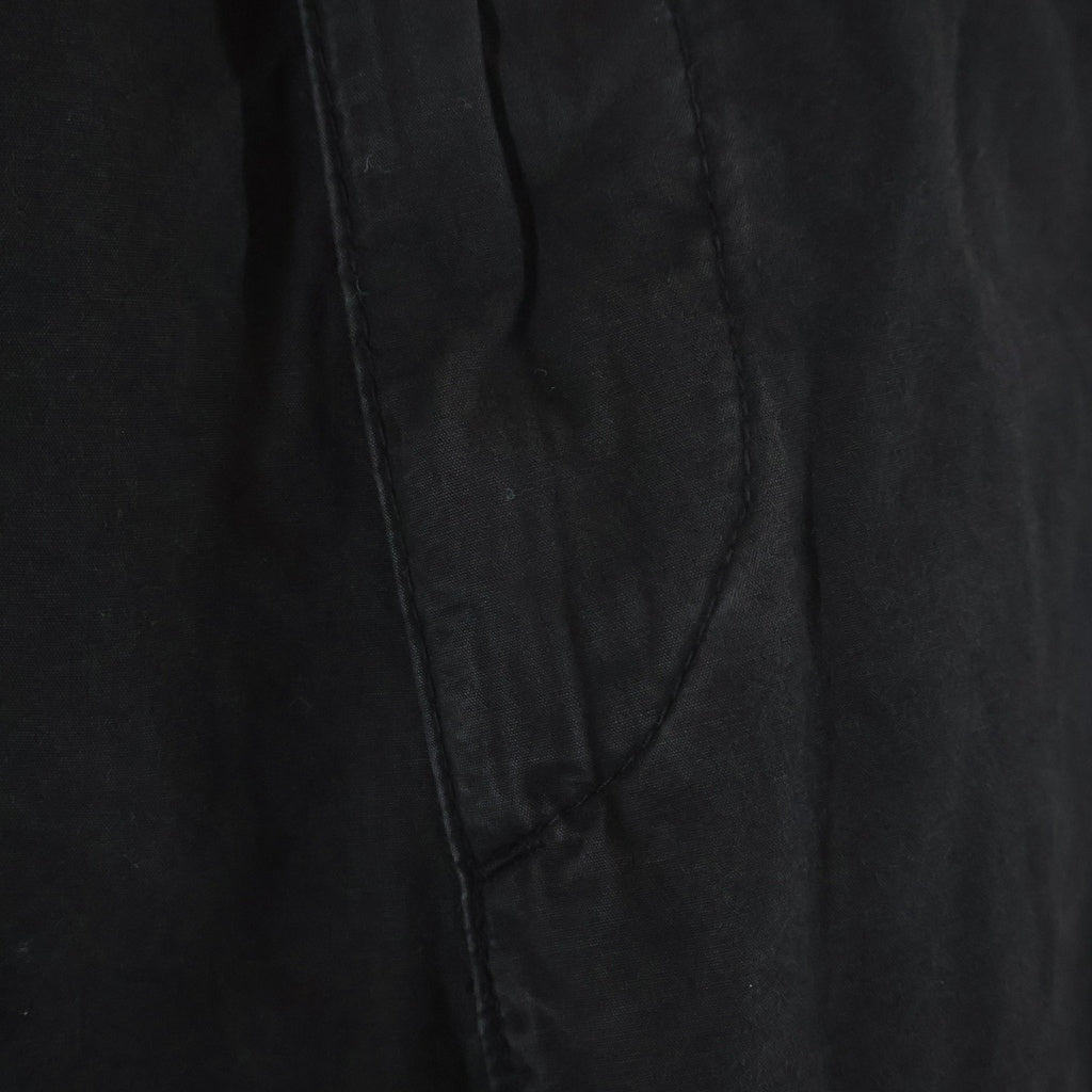 C.P. Company(シーピーカンパニー) MICROREPS BOXY CARGO LENS PANTS 製品染 マイクロレップス ボクシーカーゴレンズパンツ ブラック 18CMPA094A 006475G