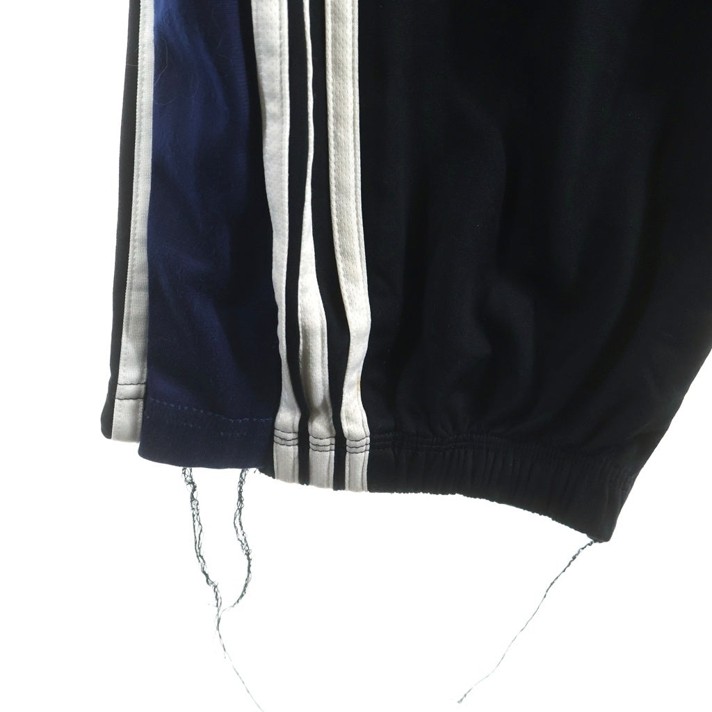 DISCOVERED(ディスカバード) ×adidas アディダス 再構築 ドッキング加工 トラックパンツ ブラック