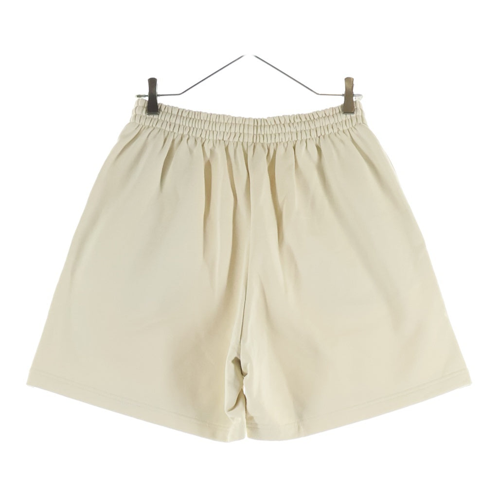BALENCIAGA(バレンシアガ) 22SS Political Campaign Sweat Shorts ポリティカル キャンペーンロゴ刺繍 スウェットショーツ ハーフパンツ ベージュ 676137 TKVI9