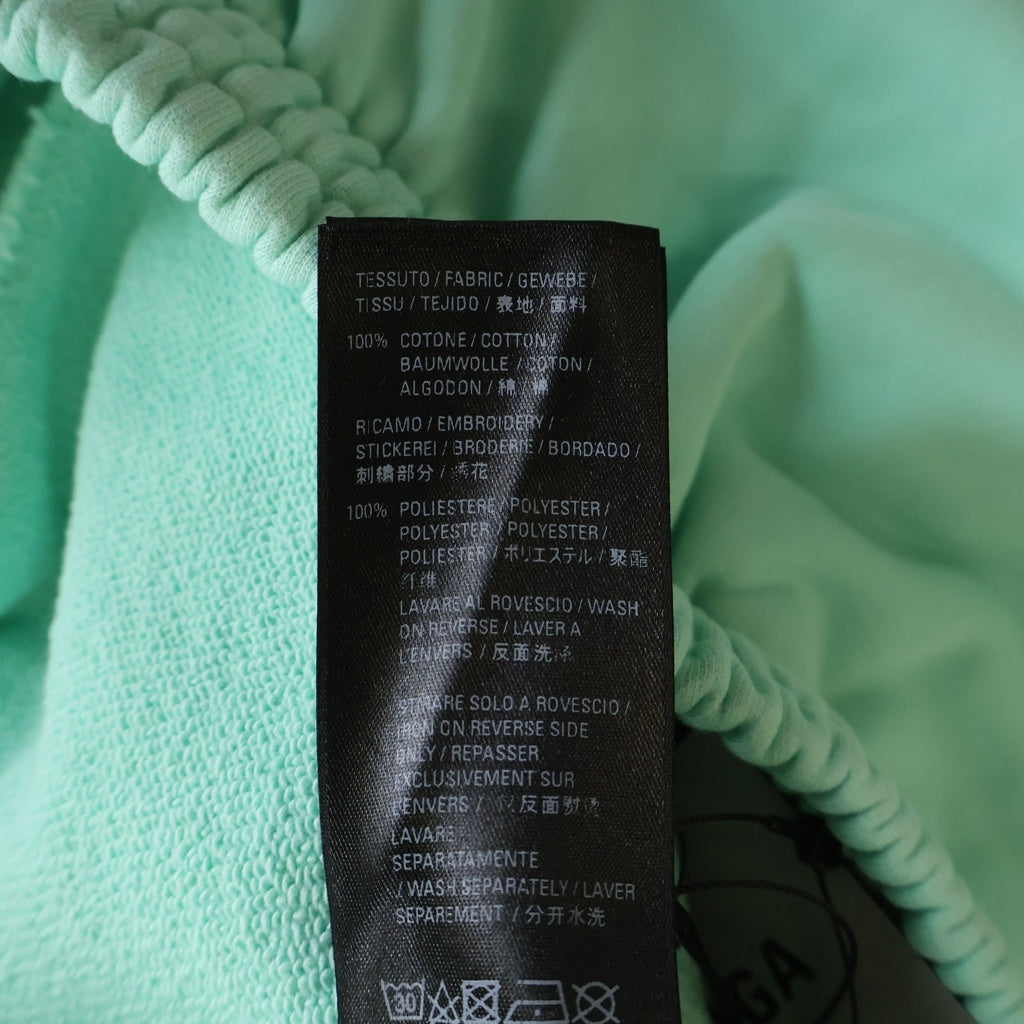BALENCIAGA(バレンシアガ) 22AW BB Embroidered Logo Shorts BBロゴ刺繍 スウェットショーツ ハーフパンツ ミントグリーン 674591 TLVB8
