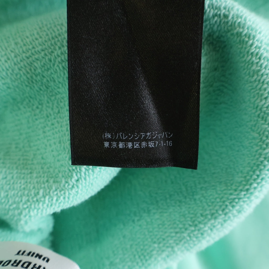 BALENCIAGA(バレンシアガ) 22AW BB Embroidered Logo Shorts BBロゴ刺繍 スウェットショーツ ハーフパンツ ミントグリーン 674591 TLVB8