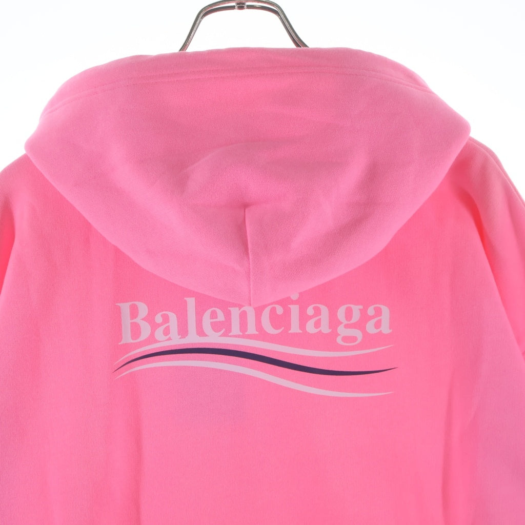 BALENCIAGA(バレンシアガ) 22AW キャンペーンロゴプリント プルオーバースウェットパーカー フーディー ピンク 578135 TJVD4