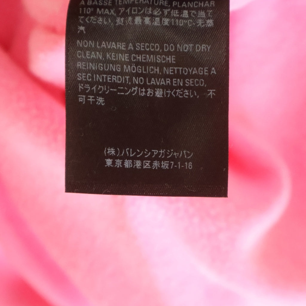 BALENCIAGA(バレンシアガ) 22AW キャンペーンロゴプリント プルオーバースウェットパーカー フーディー ピンク 578135 TJVD4