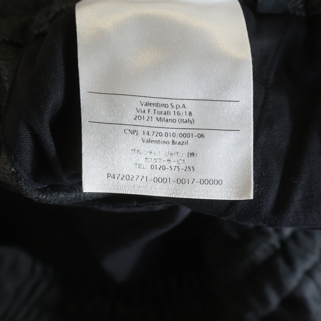 VALENTINO(ヴァレンティノ) センタープレス ウールイージースラックスパンツ グレー JV0RBG662LA