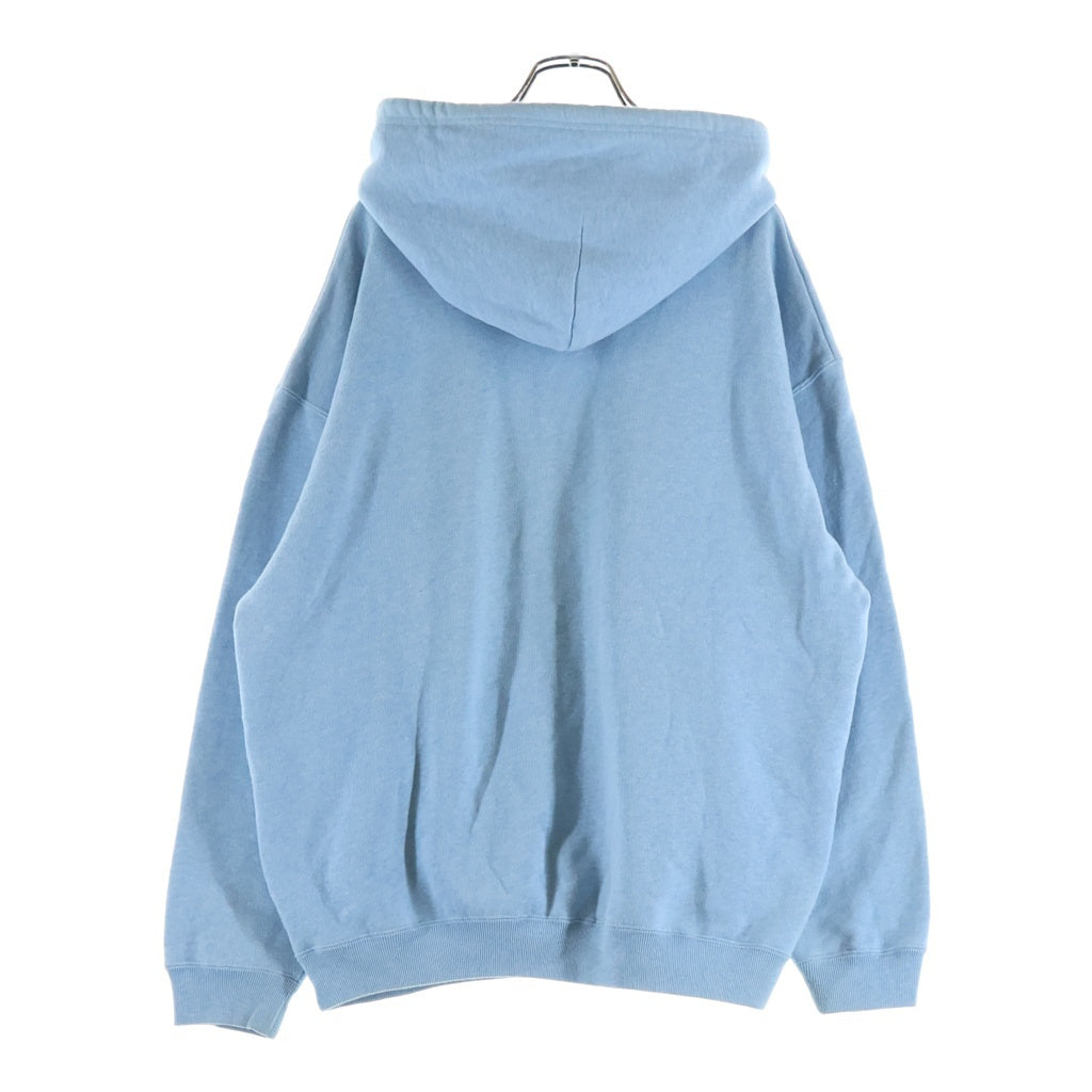 BALENCIAGA(バレンシアガ) 20SS BBロゴ フロントプリント プルオーバーパーカー フーディー ブルー 570811 THV78