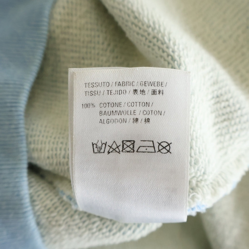 BALENCIAGA(バレンシアガ) 20SS BBロゴ フロントプリント プルオーバーパーカー フーディー ブルー 570811 THV78