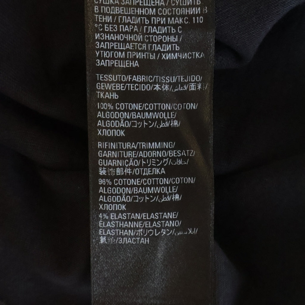 BALENCIAGA(バレンシアガ) 22AW OVERSIZED T-SHIRT ロゴプリント オーバーサイズTシャツ 半袖クルーネックカットソー ブラック 694576 TMVJ6