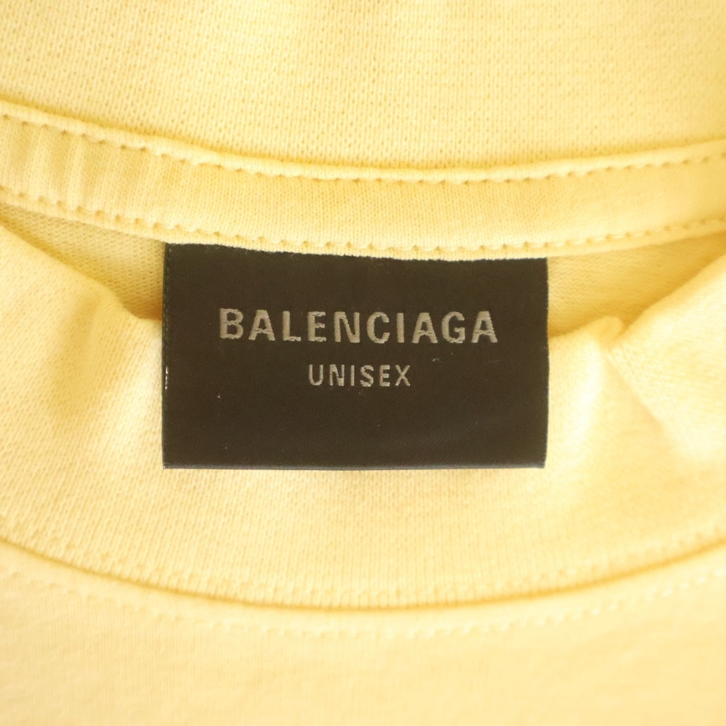 BALENCIAGA(バレンシアガ) WFP World Food Programme 両面ラバープリントTシャツ 半袖クルーネックカットソー イエロー 764235 TSVS9