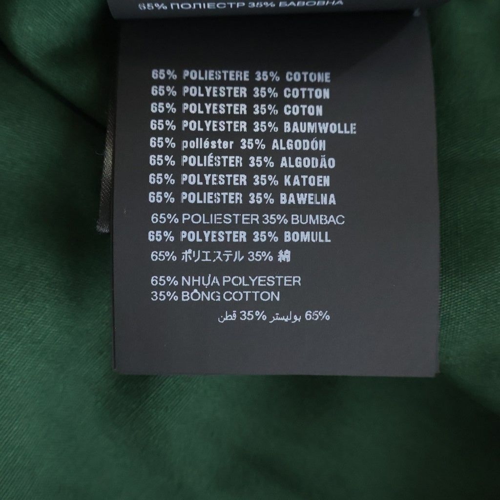 PRADA(プラダ) 24SS レタリングロゴ 半袖ジップアップシャツ グリーン SC781