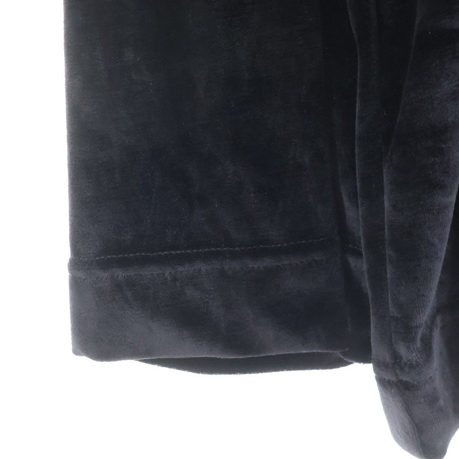 BALENCIAGA(バレンシアガ) 24AW VELVET HOODIE ベルベット プルオーバーパーカー フーディー レディース ブラック 720654 TKQ22