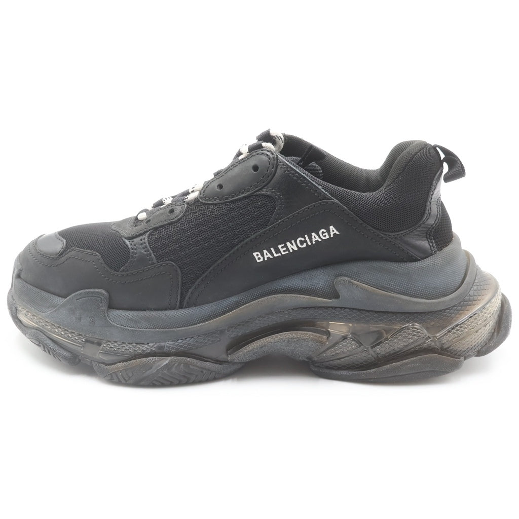 BALENCIAGA(バレンシアガ) TRIPLE S トリプルエス クリアソールダッドローカットスニーカー ブラック 541624