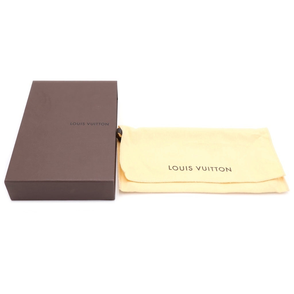 LOUIS VUITTON(ルイヴィトン) ヴェルニ ポルトフォイユルイーズ LVロゴ 二つ折り 長財布 ブラック/ゴールド M61316 CA4184 レディース