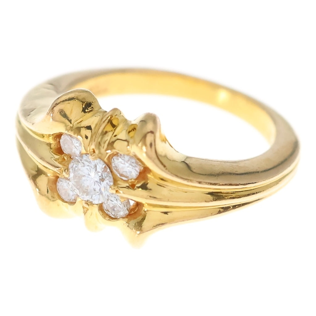 CHROME HEARTS(クロムハーツ) 22K SKT 5PT DIA 5ポイントダイヤ リング ゴールド