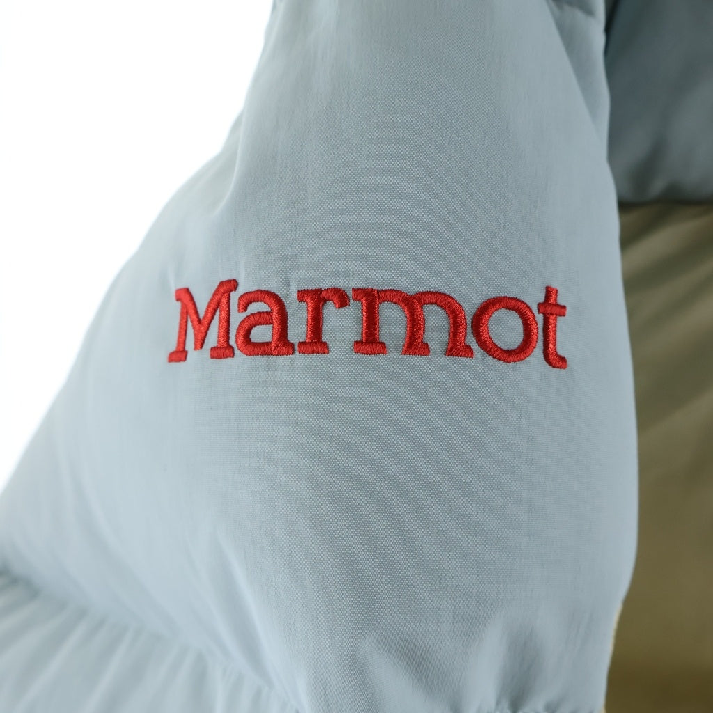 SUPREME(シュプリーム) 25AW ×Marmot 800-Fill Down Parka Tan マーモット 800フィル ジップアップ フーディ ダウンジャケット ベージュ/ブルー