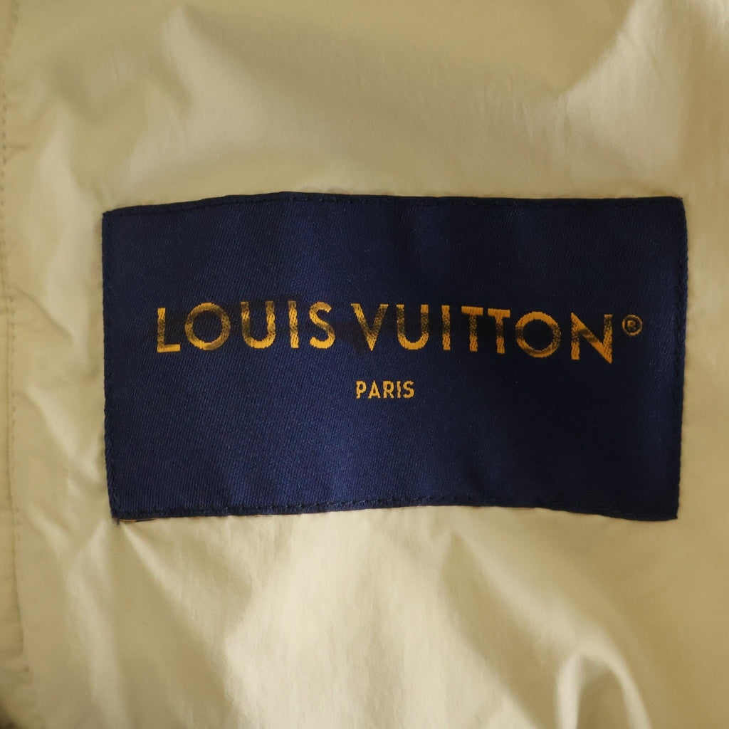 LOUIS VUITTON(ルイヴィトン) 25SS モノグラムキルティング ジップアップ フーデッドパファージャケット ベージュ RM251MJ DGD HSB33W