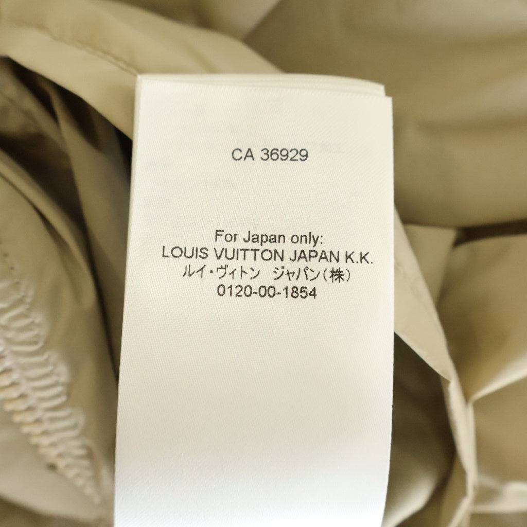 LOUIS VUITTON(ルイヴィトン) 25SS モノグラムキルティング ジップアップ フーデッドパファージャケット ベージュ RM251MJ DGD HSB33W