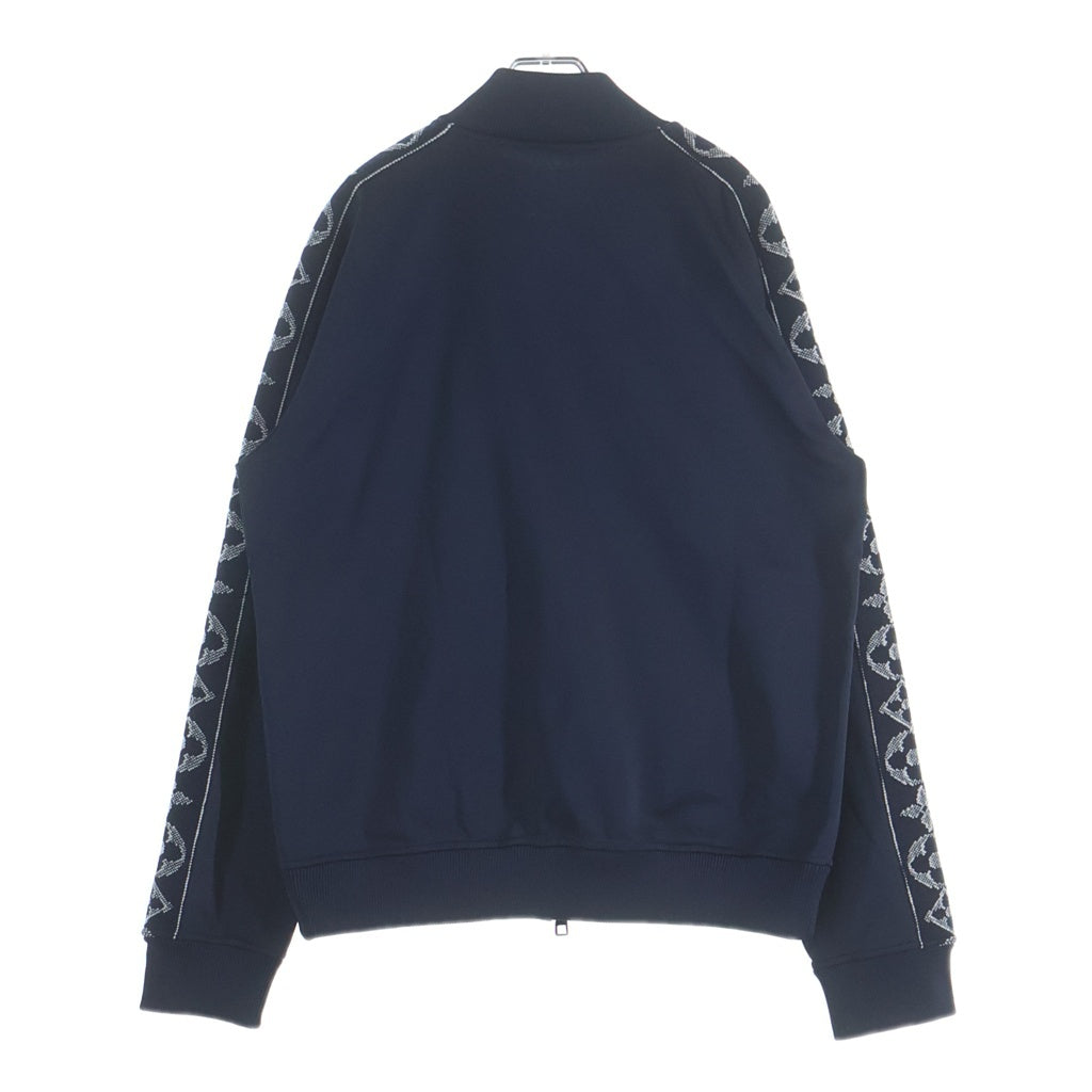 LOUIS VUITTON(ルイヴィトン) 24SS LVロゴエンブロイダリー フラワーバンド ジップアップトラックジャケット ネイビー RM241MQ ZSC HQY45W