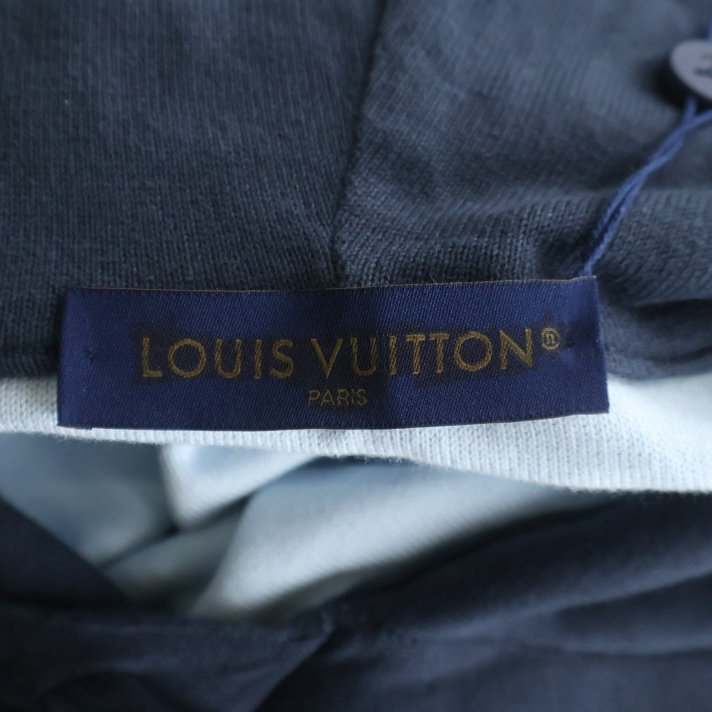 LOUIS VUITTON(ルイヴィトン) 24SS モノグラム グラディエント コットン プルオーバーフーディー パーカー ネイビー RM241Q USO HQN43W