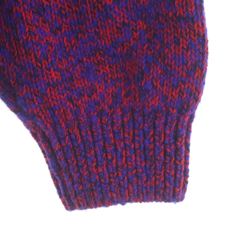 SUPREME(シュプリーム) 25SS CONTRAST LOGO SWEATER コントラストロゴセーター クルーネック長袖ニット パープル