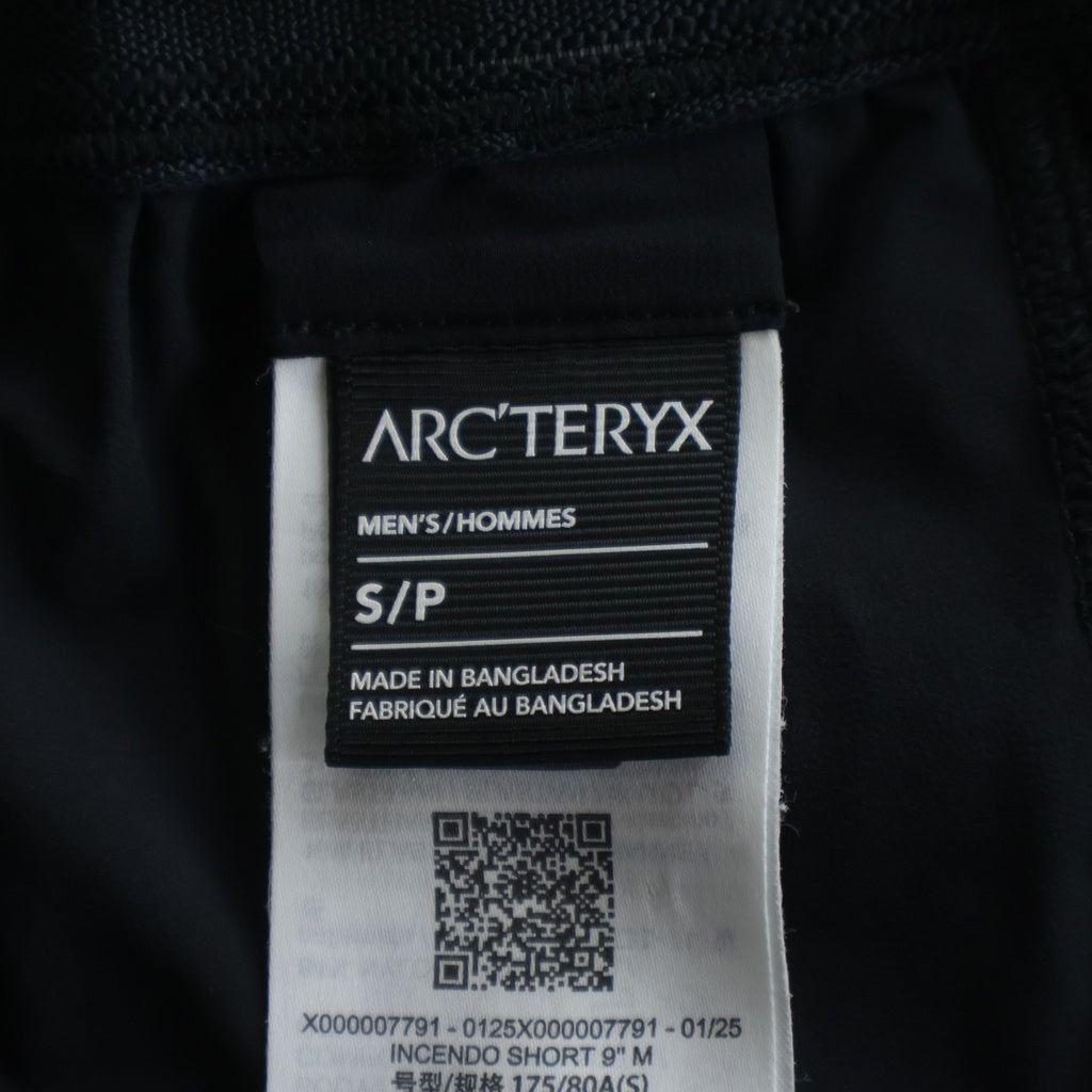 ARC'TERYX(アークテリクス) INCENDO SHORT 9 インセンド ナイロン ショーツ ハーフパンツ ブラック X000007791