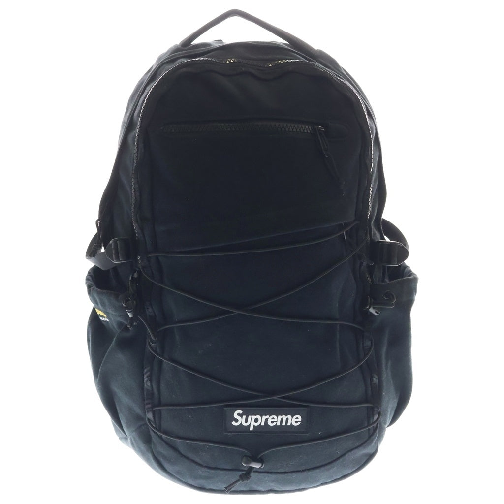 SUPREME(シュプリーム) 25SS Back Pack ボックスロゴ アジャスタブルドローコード バックパック リュックサック ショルダーバッグ ブラック