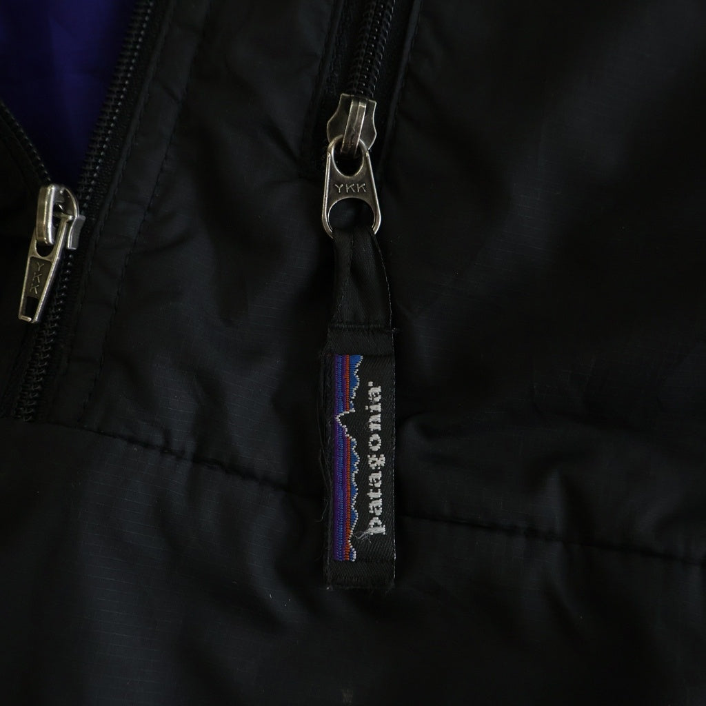 PATAGONIA(パタゴニア) 00AW PUFFBALL PULLOBER VEST パフボール ハーフジップ 中綿プルオーバーベスト ブラック/ブルー 84014