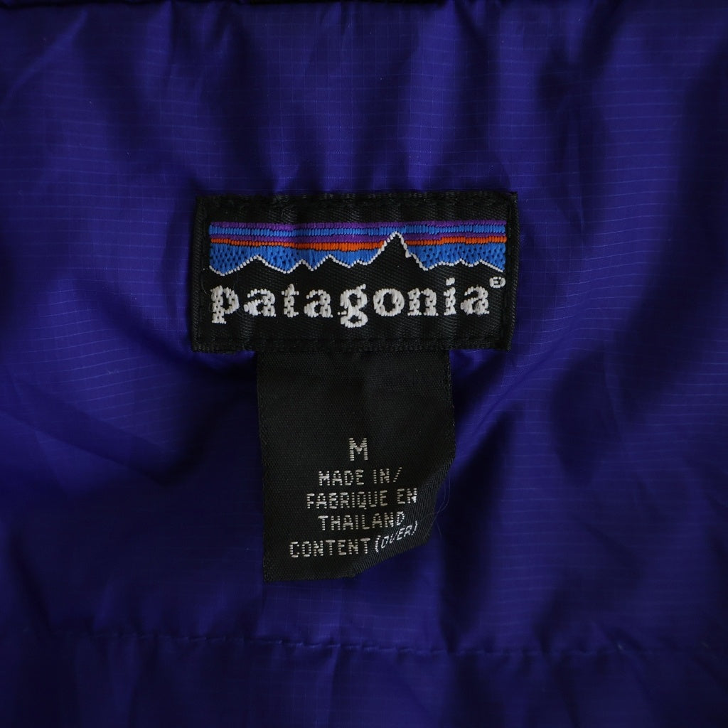 PATAGONIA(パタゴニア) 00AW PUFFBALL PULLOBER VEST パフボール ハーフジップ 中綿プルオーバーベスト ブラック/ブルー 84014