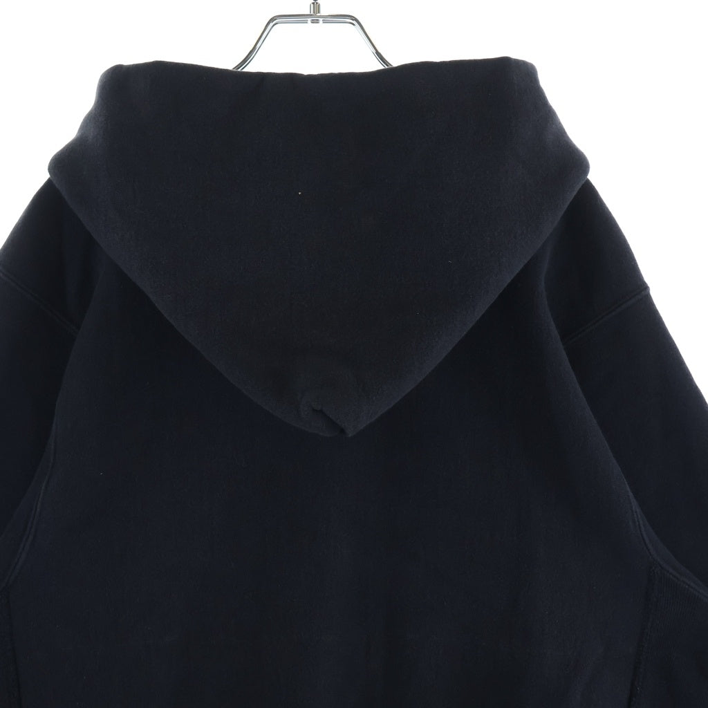 CHAMPION(チャンピオン) 90S REVERSEWEAVE HOODED SWEATSHIRT リバースウィーブ USA製 目あり 刺繍タグ プルオーバースウェットパーカー フーディー ブラック
