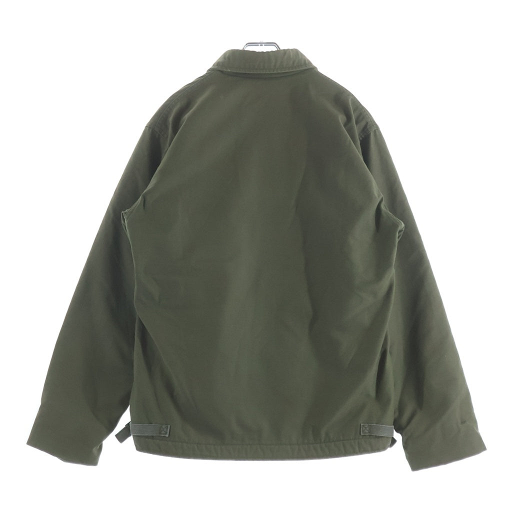 MILITARY(ミリタリー) 80S VINTAGE U.S.NAVY A-2 DECK JACKET ヴィンテージ 米海軍 裏地ボア デッキジャケット カーキ 8415-00-753-5612