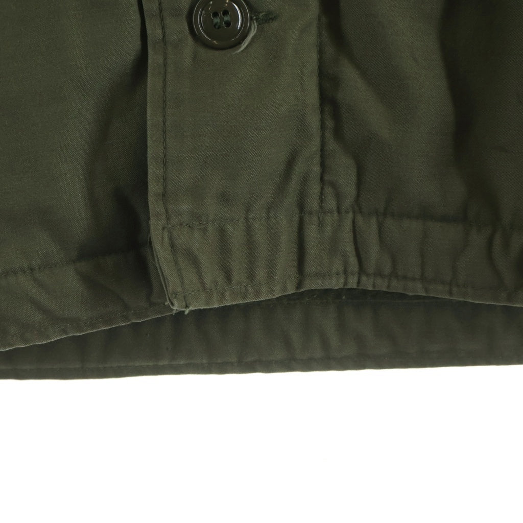 MILITARY(ミリタリー) 80S VINTAGE U.S.NAVY A-2 DECK JACKET ヴィンテージ 米海軍 裏地ボア デッキジャケット カーキ 8415-00-753-5612
