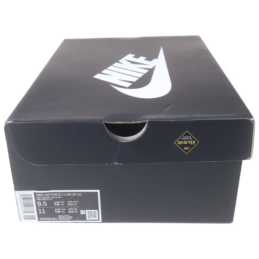 NIKE(ナイキ) ×UNDERCOVER AIR FORCE 1 LOW GREY FOG アンダーカバー エアフォース1 グレーフォグ ローカットスニーカー グレー US9.5/27.5cm DQ7558-001