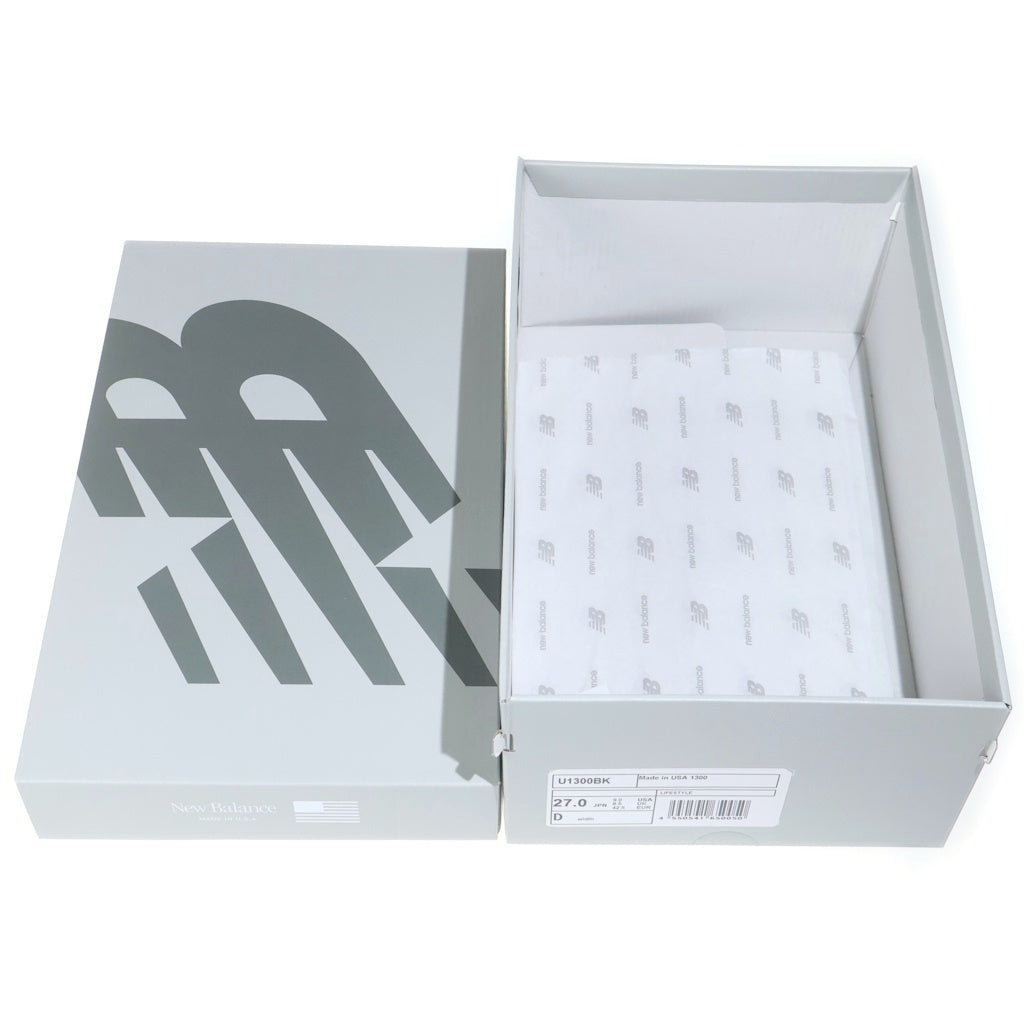 New Balance(ニューバランス) U1300BK スウェード ローカットスニーカー ブラック US9/27cm