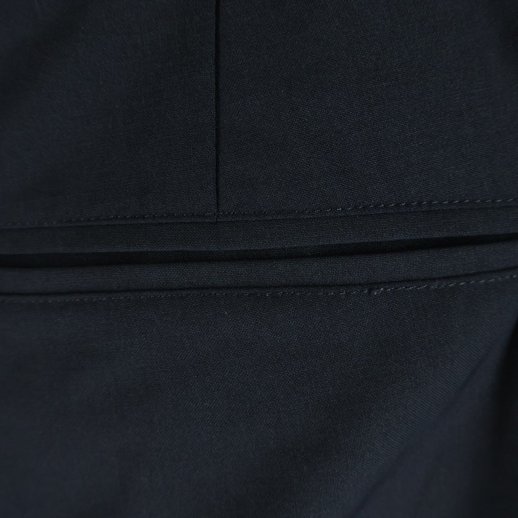 KITH(キス) サイドナイロン切替 1タック ストレートスラックスパンツ グレー 25-030-060-0032-3-0