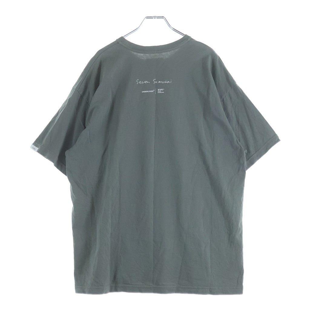 UNDERCOVER(アンダーカバー) 25SS ×WTAPS INDIVIDUALITY SS COTTON ダブルタップス インディビジュアリティ コットン クルーネック半袖Tシャツ カットソー グレー UC2E9802-5