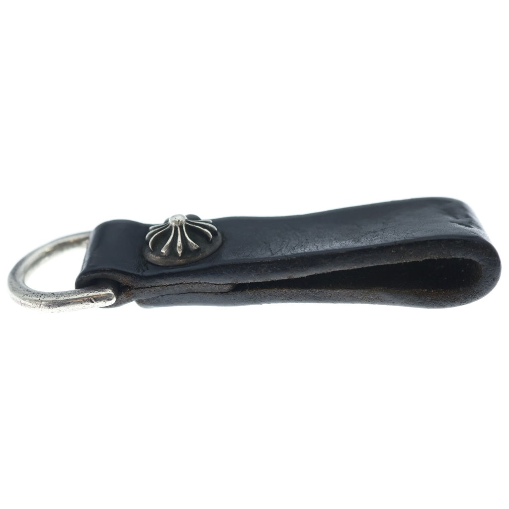 CHROME HEARTS(クロムハーツ) BELT LOOP D RING Dリング クロスボールベルトループ ブラック/シルバー BCA415