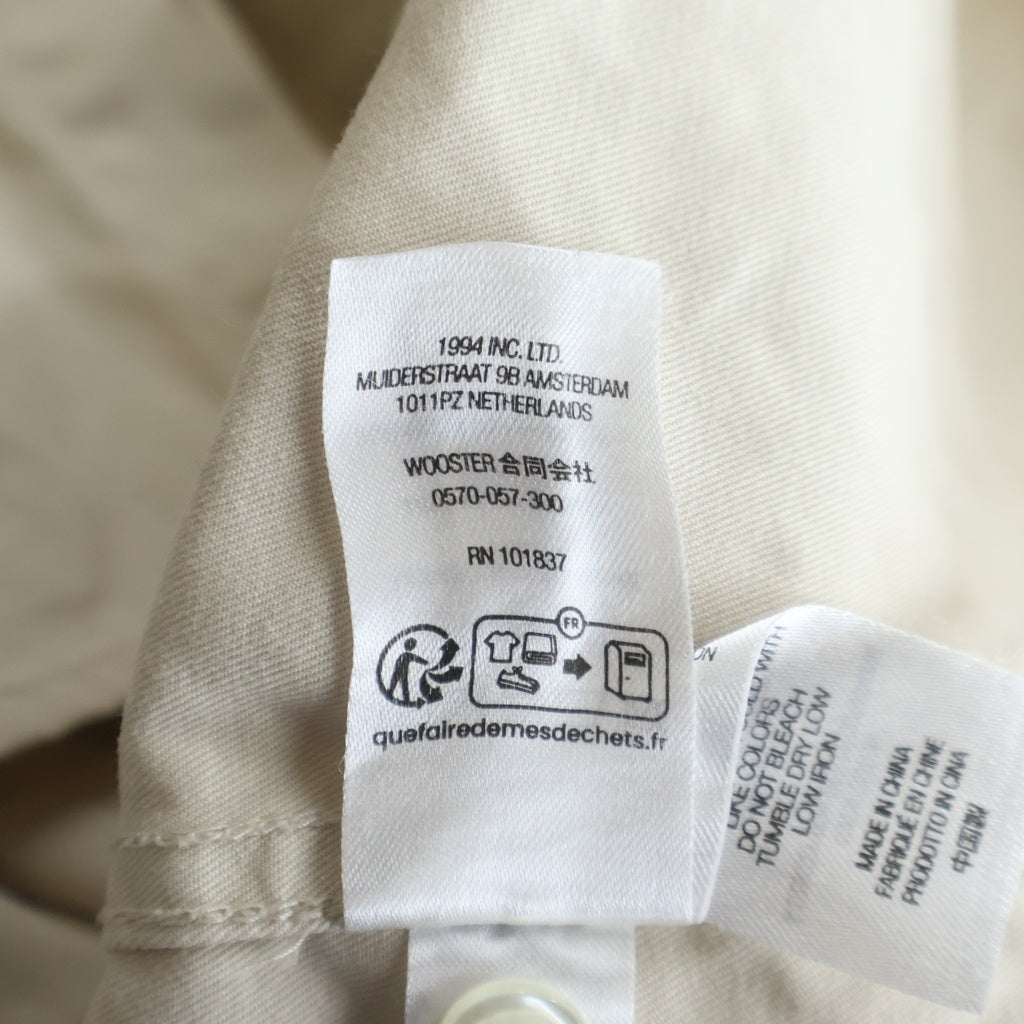SUPREME(シュプリーム) 22AW Small Box Shirt スモール ボックス コットン ボタンダウンカラー 長袖シャツ ベージュ