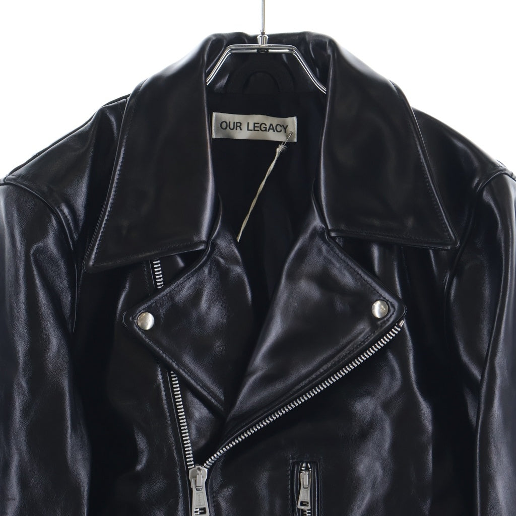 OUR LEGACY(アワーレガシー) 21AW HELLRAISER JACKET ヘルレイサー カウレザー ライダースジャケット ブラック M2209HA