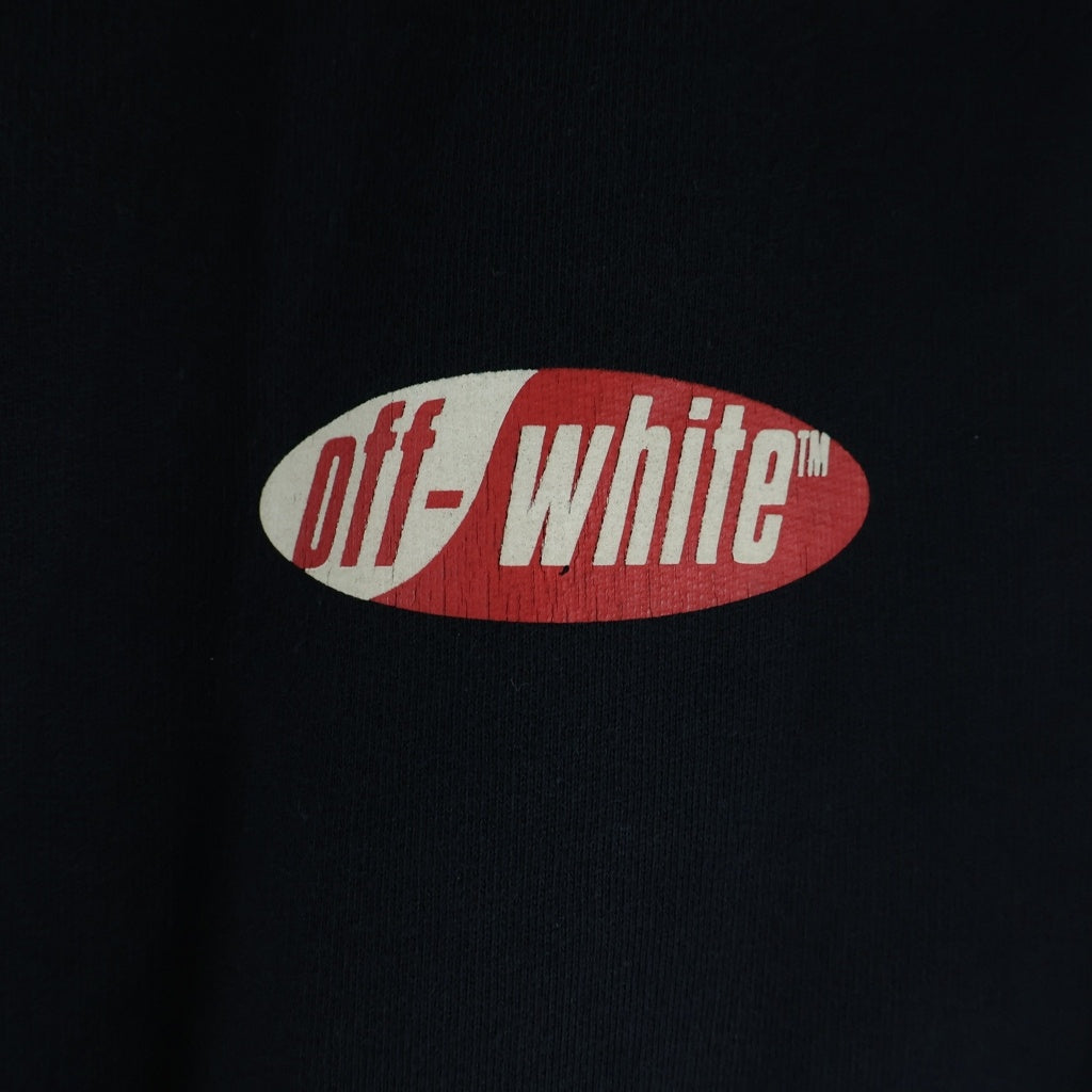 OFF-WHITE(オフホワイト) 19SS SPLIT LOGO SLIM SWEATPANTS スプリットロゴ スリム スウェットパンツ ブラック OMCH014S19003006