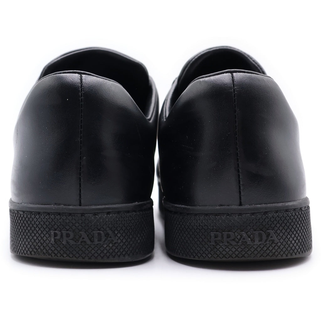 PRADA(プラダ) レースアップ シュータンロゴ ローカットシューズ スニーカー ブラック レディース DNC700