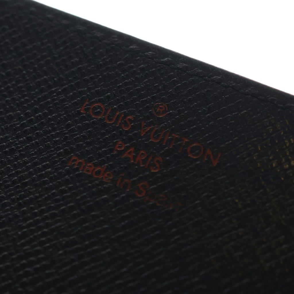 LOUIS VUITTON(ルイヴィトン) エピ アンヴェロップ カルト ドゥ ヴィジット フラップ 二つ折りカードケース 名刺入れ 旧型 ブラック M56582 CA0014