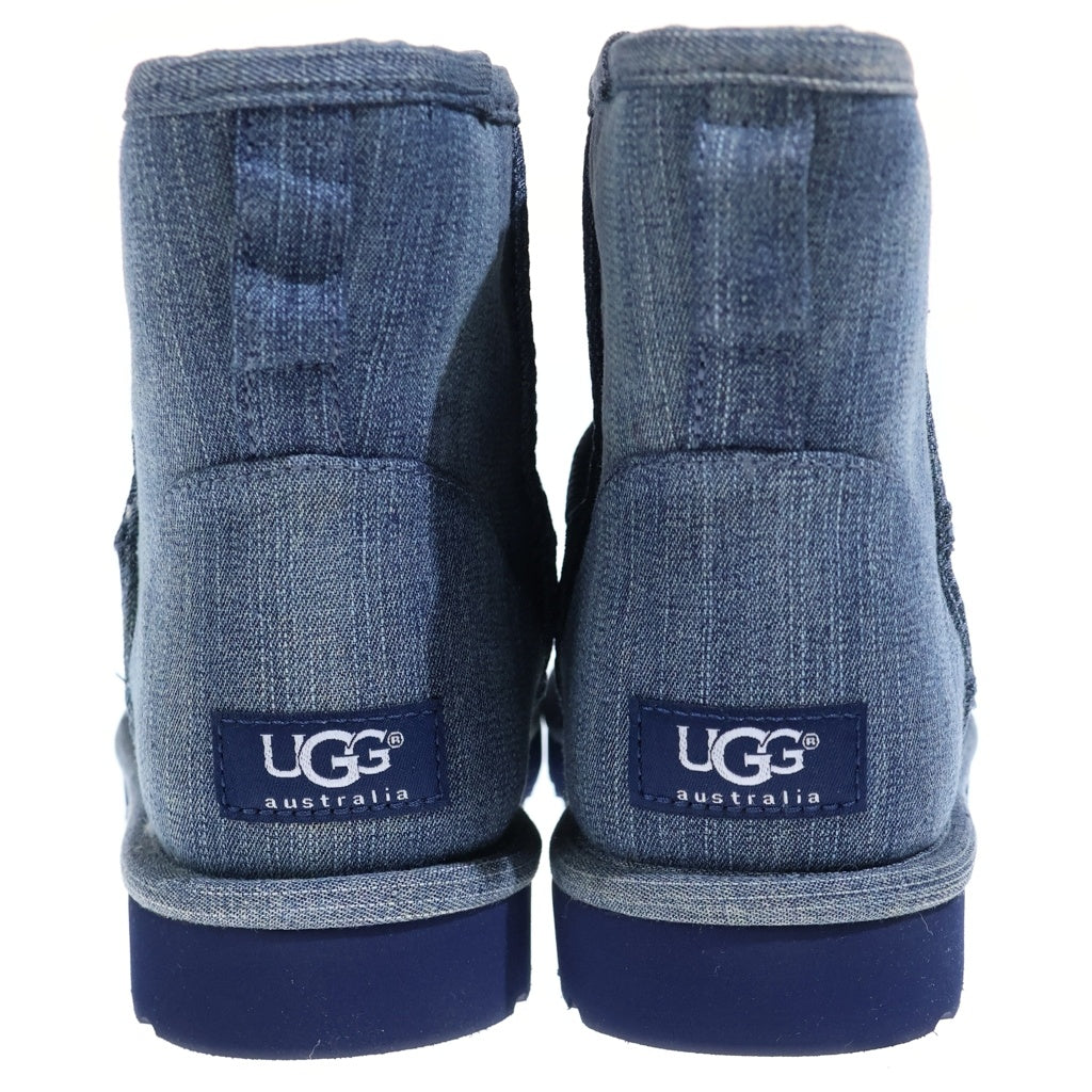 UGG(アグ) M CLASSIC MINI WASHED DENIM クラシックミニ ウォッシュドデニム ムートンブーツ インディゴ US9/27cm 1011737