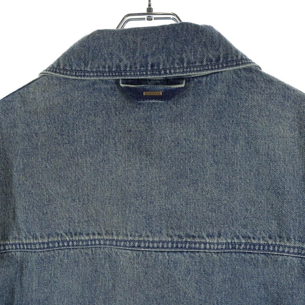 LOUIS VUITTON(ルイヴィトン) 23AW MONOGRAM DENIM WORK SS SHIRT モノグラム オーバーサイズ デニム ワーク半袖シャツ インディゴ RM232Q Y38 HOS46W