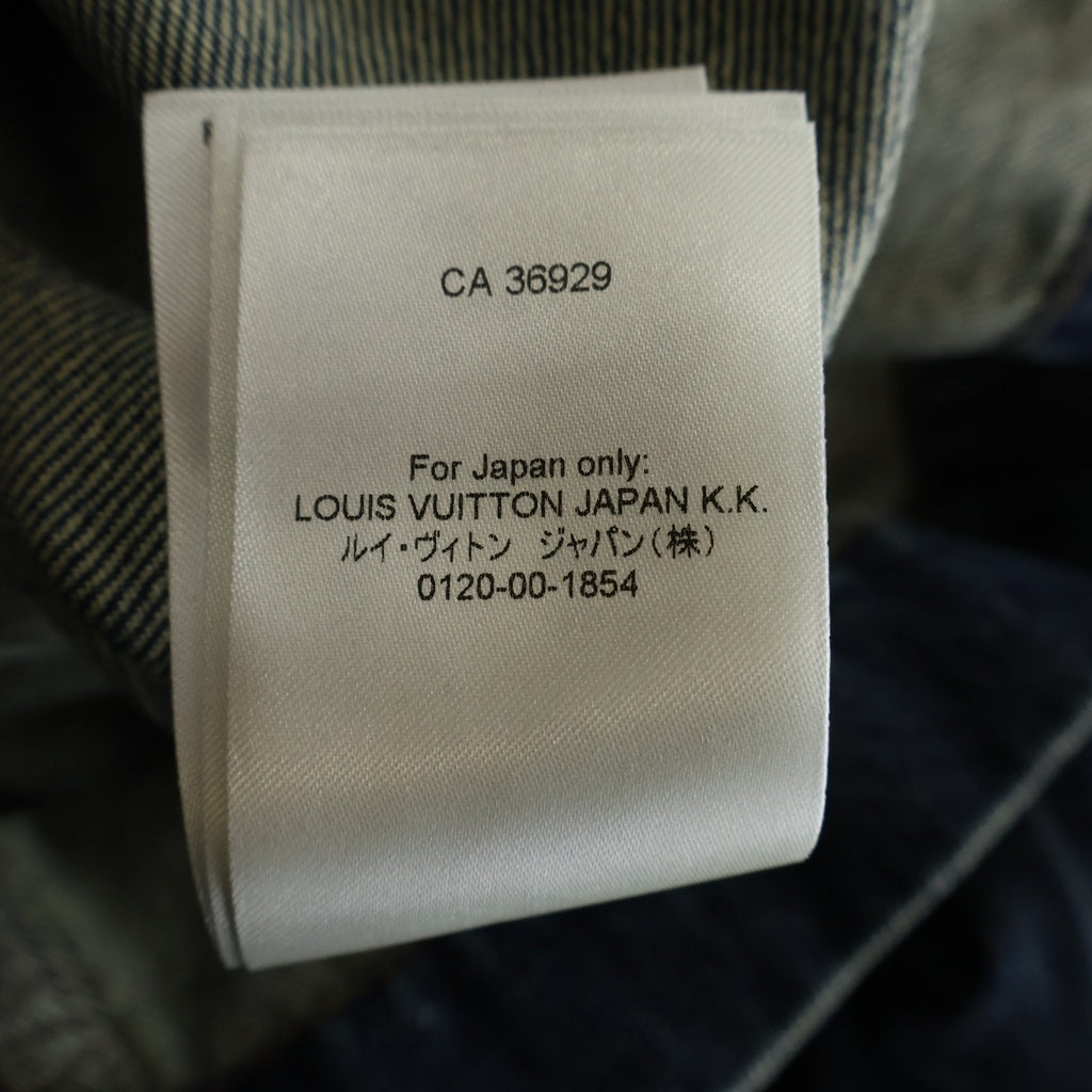 LOUIS VUITTON(ルイヴィトン) 23AW MONOGRAM DENIM WORKWEAR ZIPUP JACKET モノグラムデニム ワークウェア ジップアップジャケット インディゴ RM232Q Y38 HPA46W