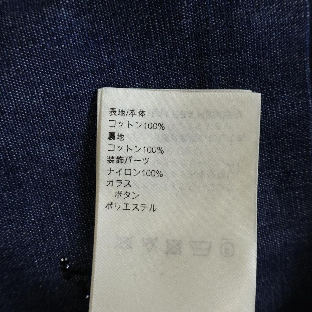 LOUIS VUITTON(ルイヴィトン) 25SS LV ブラゾン エンベリッシュド デニム 長袖パジャマシャツジャケット インディゴ RM251MM RBA HSS05W