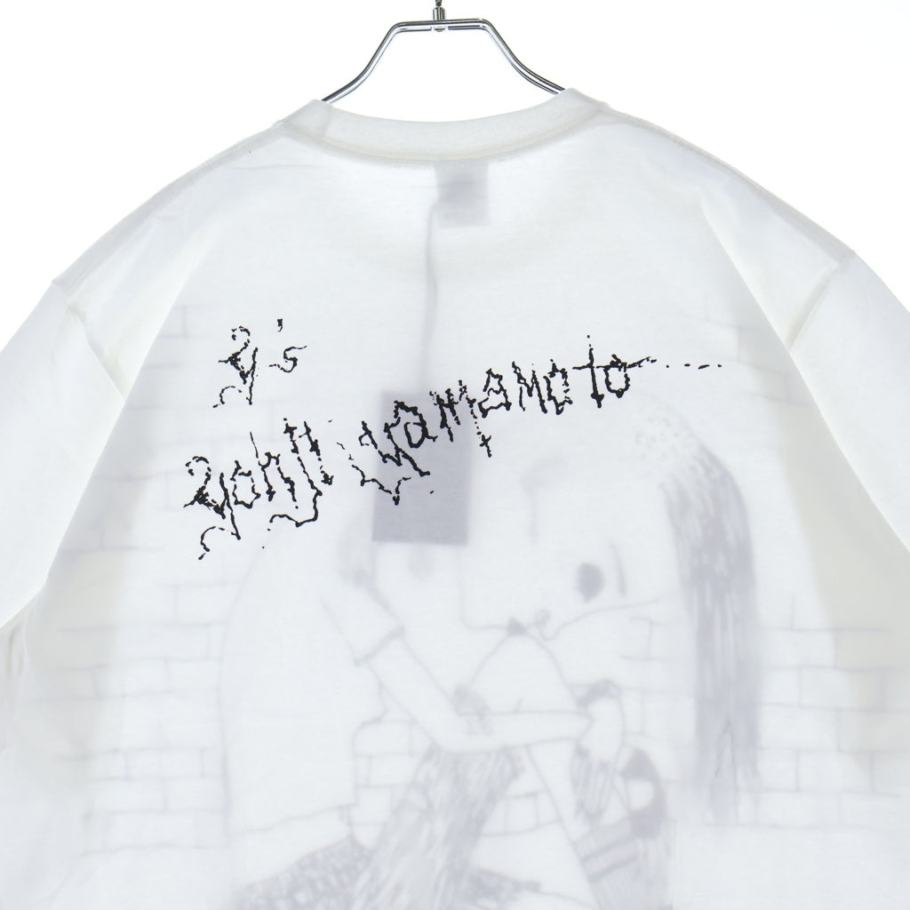 SUPREME(シュプリーム) 25AW ×Y's Thinker Tee ワイズ シンカー コットン クルーネック 半袖Tシャツ カットソー ホワイト